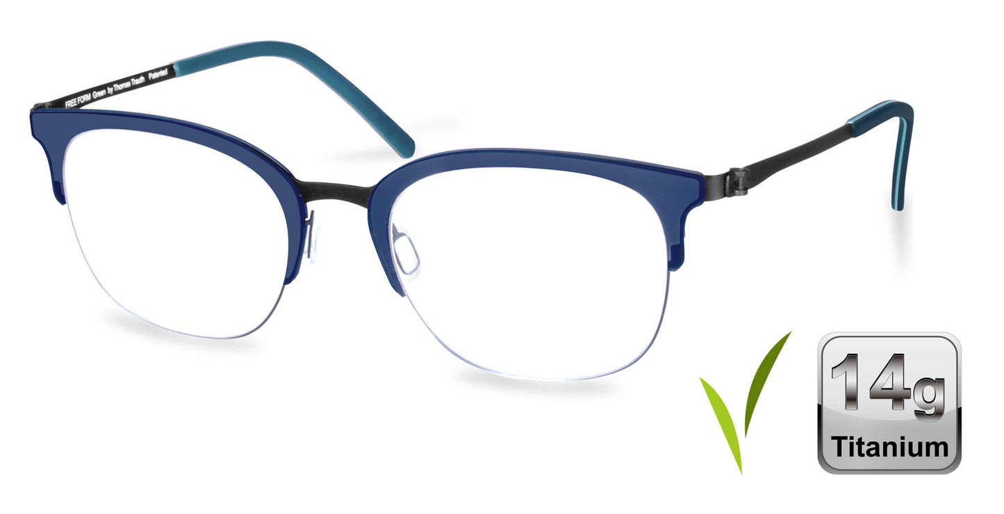Free Form Eyewear™ Titanium 14g Feather-Light Luxury German Design - Model FFA852 | 3 Colors