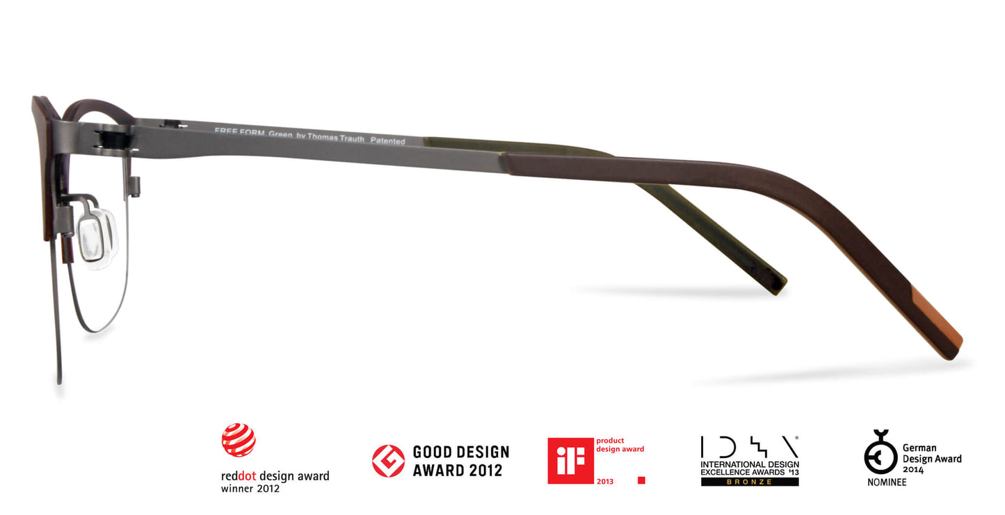 Free Form Eyewear™ Titanium 14g Feather-Light Luxury German Design - Model FFA852 | 3 Colors