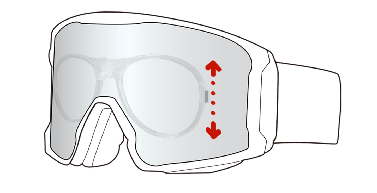 Prescription Motocross Goggle Inserts | Easy-Align Rx Insert with Suction Cups for Motorbike Goggles