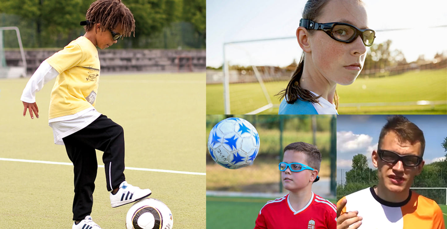 PROGEAR® Eyeguard Prescription Soccer Goggles | 4 Sizes | 12 Colors