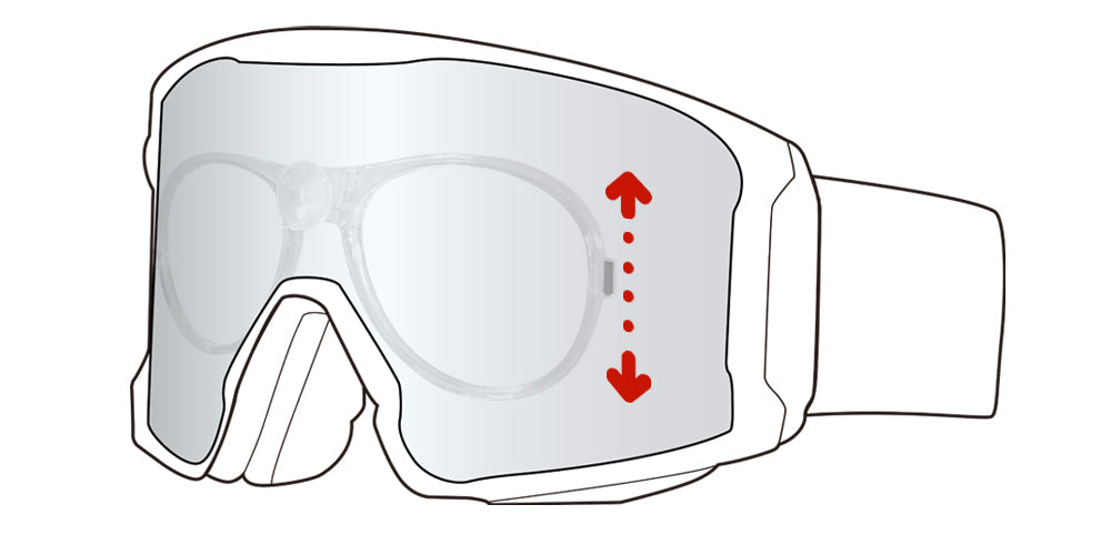 Prescription Ski Goggle Inserts | Easy-Align Rx Insert with Suction Cups for Snow Goggles