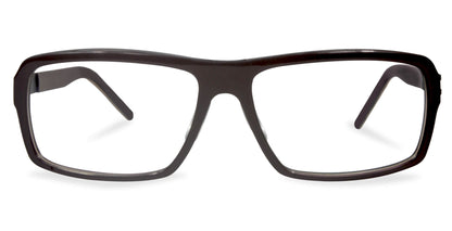 Free Form Eyewear™ FFA985 titanium eyeglasses in black full-rim frame, 14g lightweight luxury German design for men and women. Ideal for blue light and prescription lenses.
