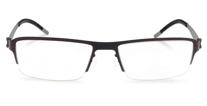 Free Form Eyewear™ FFA933 titanium half-frame eyeglasses in green with ultra-light 14g design and screwless German-engineered hinges for men and women.