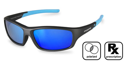 PROGEAR® Prescription Running Sunglasses | U-1513 | CustomFit + SecureGrip | Sport Wrap | 2 Colors