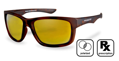 PROGEAR® Prescription Running Sunglasses | U-1503 | ComfortFlex Hinge | Sport Wrap | 2 Colors