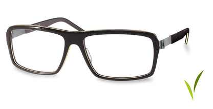 Free Form Eyewear™ Titanium 14g feather-light luxury German design eyeglasses FFA985 in green full-rim frame with screwless hinge. Lightweight titanium glasses for men and women, ideal for strong prescriptions and blue light protection.