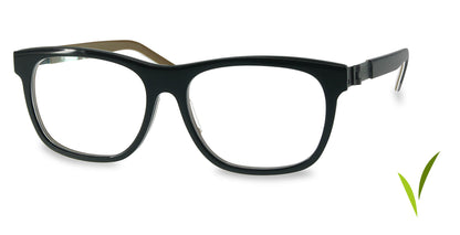 Free Form Eyewear™ Titanium 14g feather-light full frame eyeglasses in green with luxury German design and screwless hinge. Unisex lightweight titanium glasses for men and women, ideal for blue light protection and strong prescriptions.