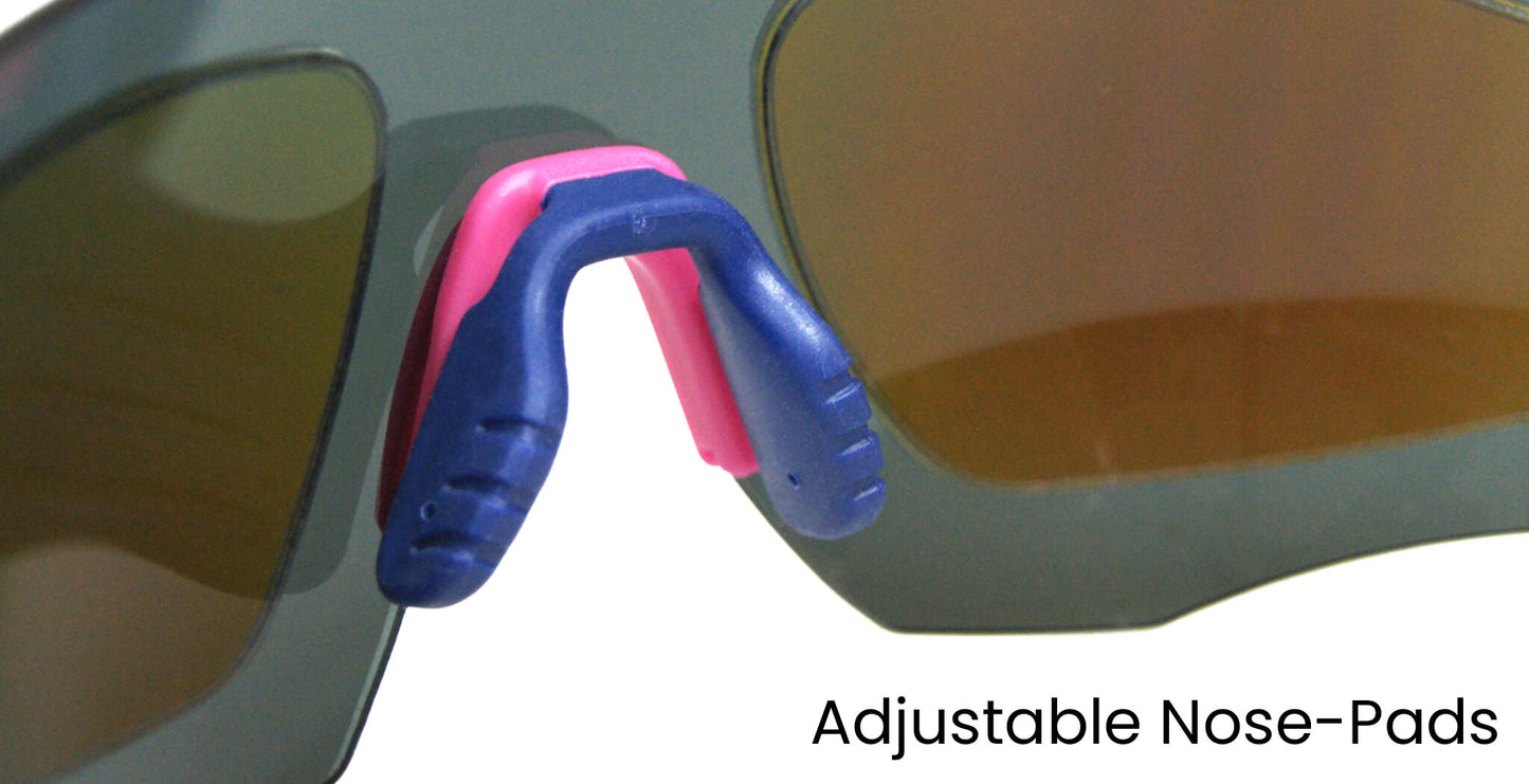 PROGEAR® Prescription Running Sunglasses | Sprinter S-1284 | M | CustomFit Pro-S | AirVent | Sport Wrap | 5 Colors