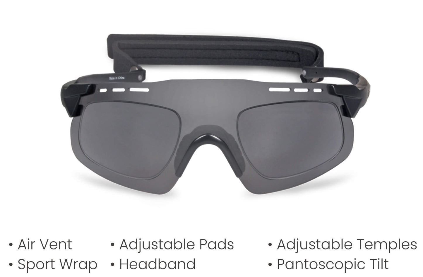 PROGEAR® Prescription Running Sunglasses | Sprinter2 S-1286 | CustomFit Pro-S | AirVent | Sport Wrap | 5 Colors