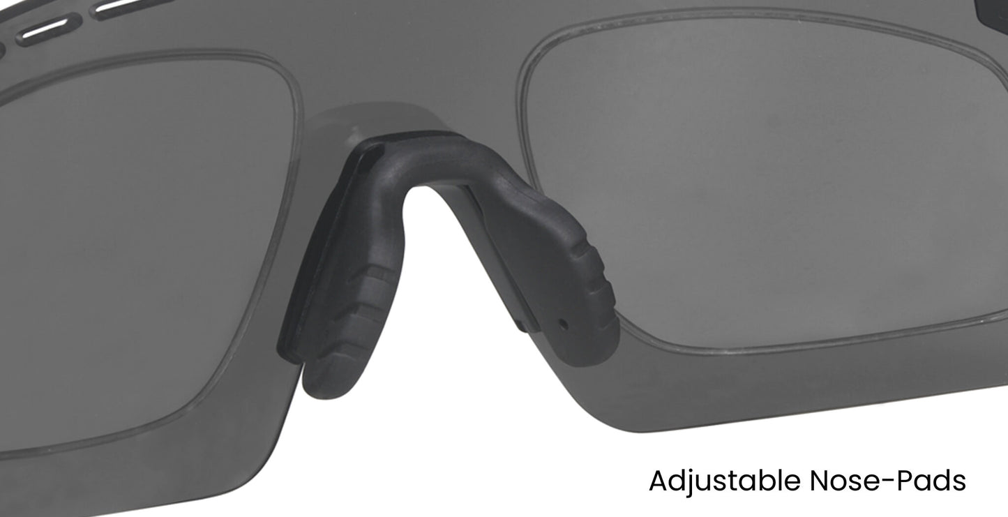 PROGEAR® Prescription Running Sunglasses | Sprinter2 S-1286 | CustomFit Pro-S | AirVent | Sport Wrap | 5 Colors