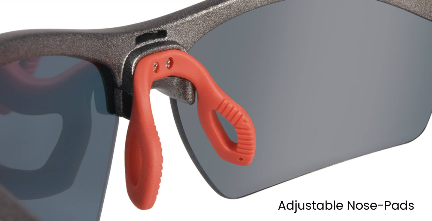 PROGEAR® Prescription Running Sunglasses | Dash2 S-1282 | CustomFit Pro-S | Sport Wrap | 4 Colors