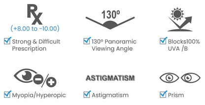 PROGEAR® Eyeguard Prescription Baseball Glasses | 4 Sizes | 18 Colors