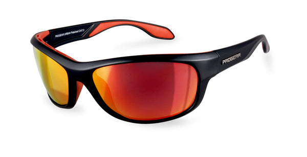Prescription fishing sunglasses in orange