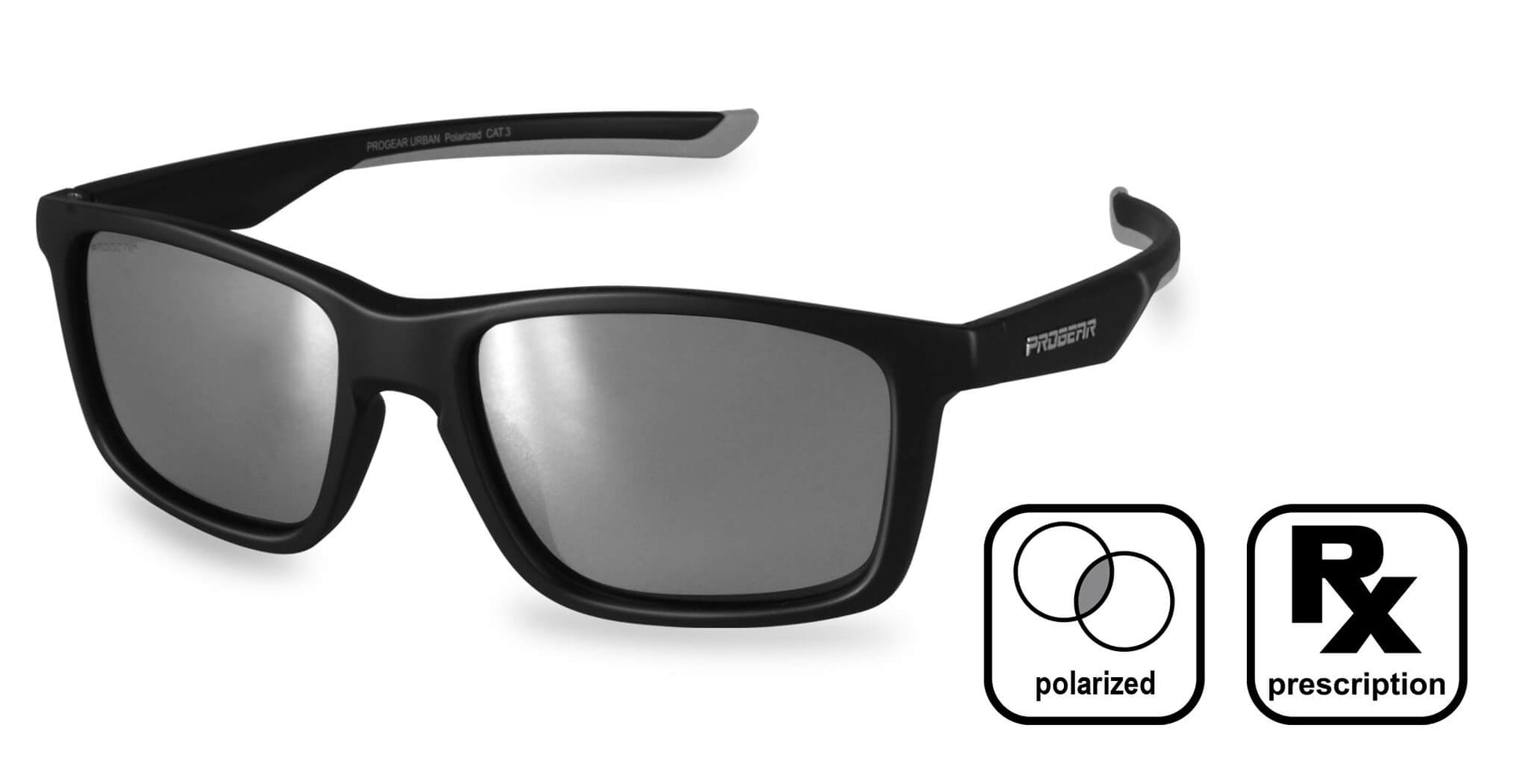 goggles online shopping Prescription Sunglasses | PROGEAR U-1515 Gray frame, Blue lenses, Size M