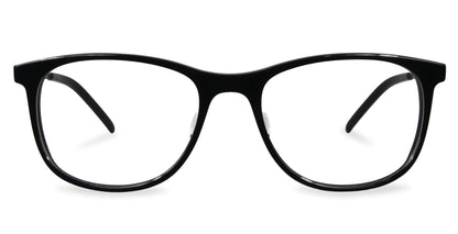 Free Form Eyewear™ Titanium 14g feather-light full frame glasses in black, featuring luxury German design and screwless hinge innovation.