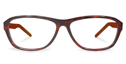 Free Form Eyewear™ Titanium 14g feather-light luxury German design eyeglasses in tortoiseshell full frame. Lightweight unisex frame for vision care.