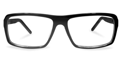 Free Form Eyewear™ Titanium FFA985 full-rim black eyeglasses with feather-light 14g frame and luxury German design for men and women. Ideal for strong prescriptions and all-day comfort.