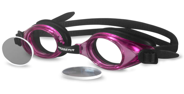 Kids Progear Prescription Swimming Goggles in Violet Purple Color