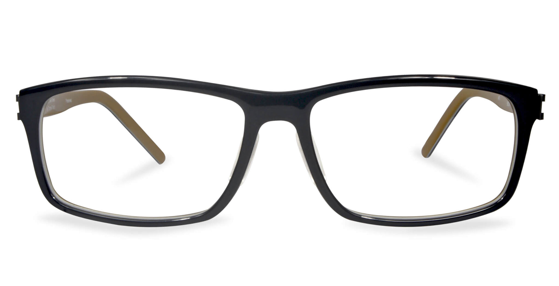 Free Form Eyewear™ Model FFA986 in black full-rim titanium frame, 14g lightweight luxury German design for men and women. Ideal for blue light and prescription lenses.