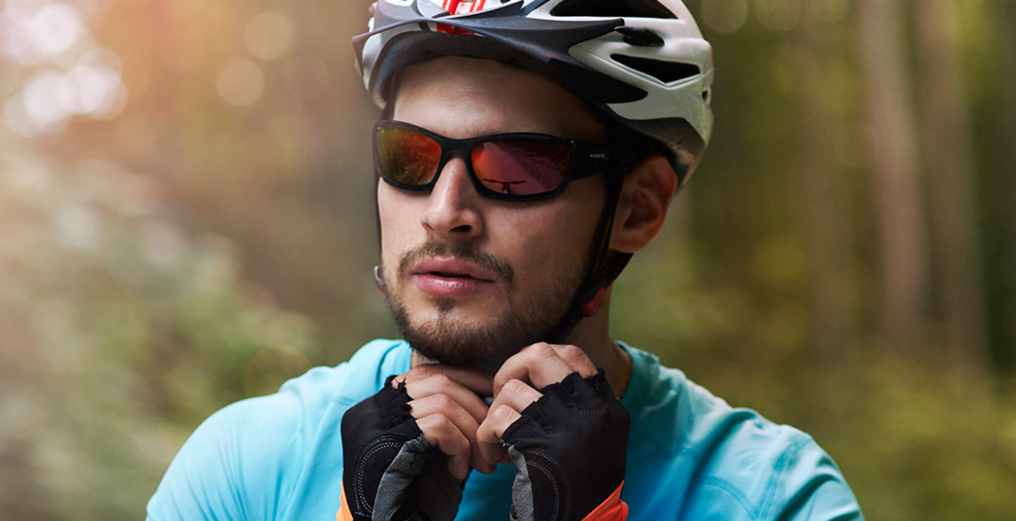 PROGEAR® Prescription Running Sunglasses | U-1509 | SecureGrip + AirVent | Sport Wrap | 2 Colors