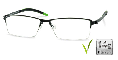 Free Form Eyewear™ Titanium 14g Feather-Light Luxury German Design - Model FFA908 | 4 Colors