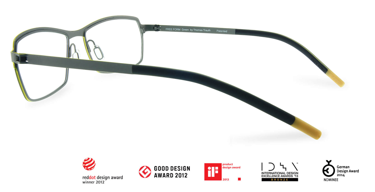 Free Form Eyewear™ Titanium 14g Feather-Light Luxury German Design - Model FFA942 | 2 Colors