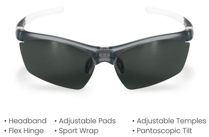 PROGEAR® Sportshades | Dash2 S-1282 Prescription Sunglasses | 4 Colors