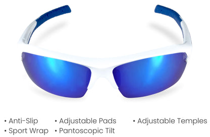 PROGEAR® Sportshades | Racer S-1283 Wrap Around Sunglasses | 6 Colors