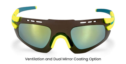 PROGEAR® Prescription Running Sunglasses | Sprinter S-1284 | M | CustomFit Pro-S | AirVent | Sport Wrap | 5 Colors