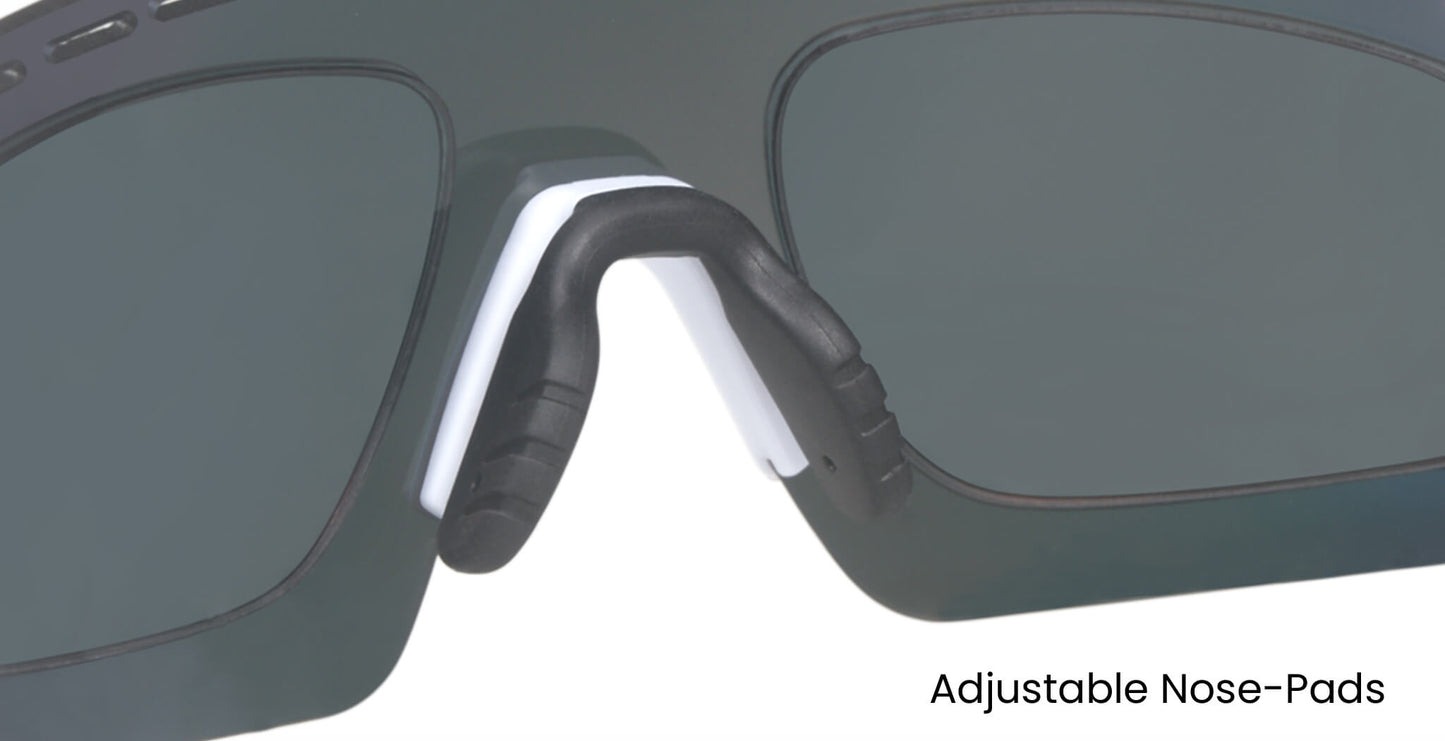 PROGEAR® Prescription Running Sunglasses | Sprinter2 S-1286 | CustomFit Pro-S | AirVent | Sport Wrap | 5 Colors