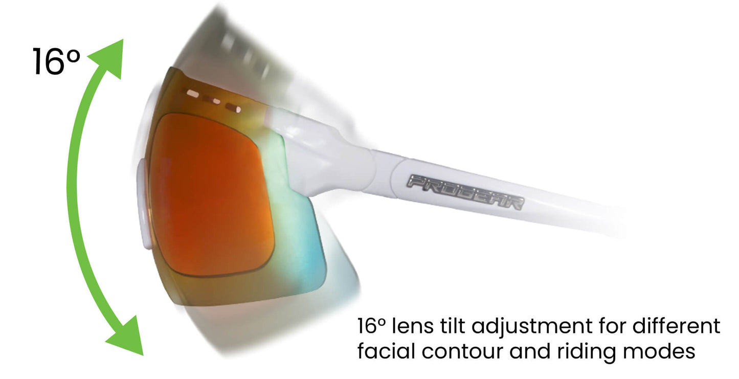 PROGEAR® Prescription Running Sunglasses | Sprinter2 S-1286 | CustomFit Pro-S | AirVent | Sport Wrap | 5 Colors