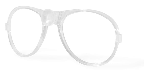 Suction cup version of ski prescription inserts for snow goggles