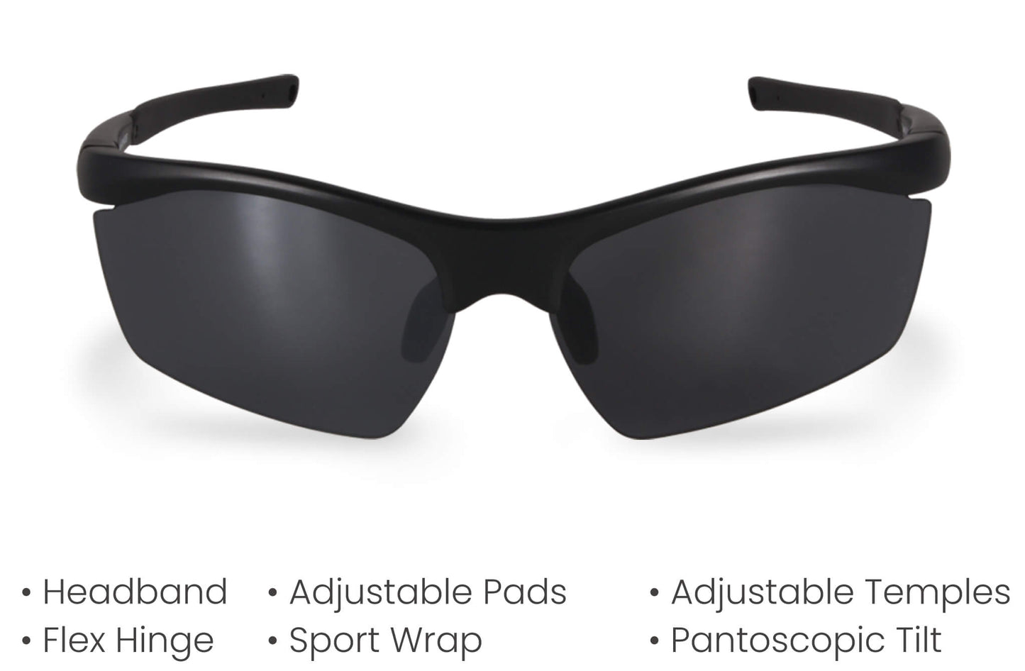 PROGEAR® Prescription Running Sunglasses | Dash2 S-1282 | CustomFit Pro-S | Sport Wrap | 4 Colors