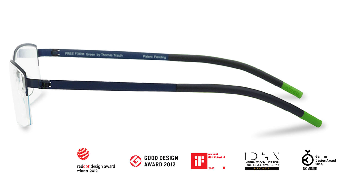 Free Form Eyewear™ Titanium 14g Feather-Light Luxury German Design - Model FFA908 | 4 Colors