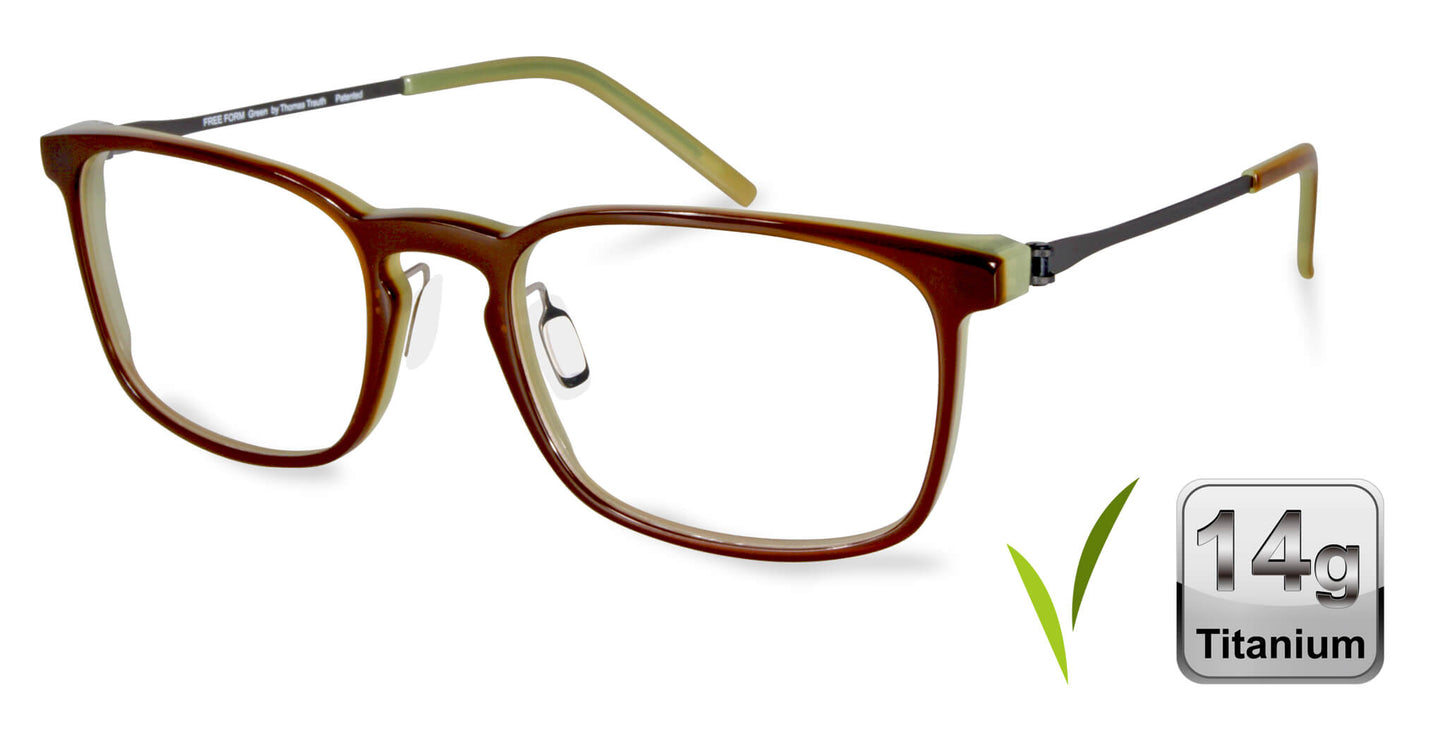 Free Form Eyewear™ Titanium 14g Feather-Light Luxury German Design - Model FFA995 | 3 Colors