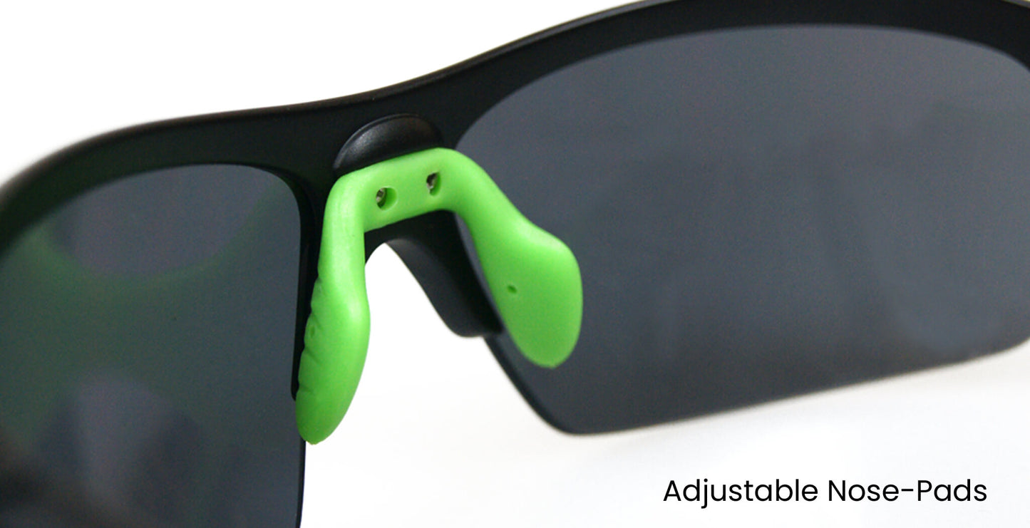 PROGEAR® Prescription Running Sunglasses | Racer S-1283 | CustomFit Pro | Sport Wrap | 6 Colors