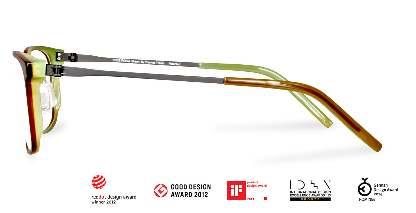 Free Form Eyewear™ Titanium 14g Feather-Light Luxury German Design - Model FFA995 | 3 Colors