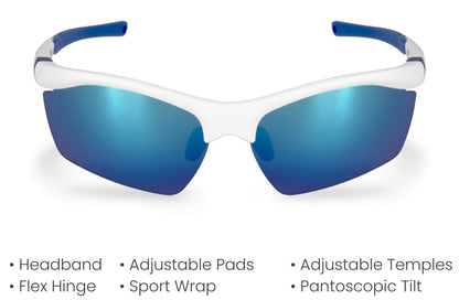 PROGEAR® Wrap-Around Prescription Sunglasses | Dash2 S-1282 | 4 Colors