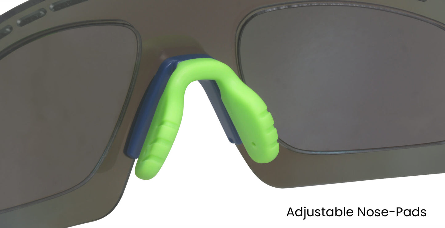 PROGEAR® Prescription Running Sunglasses | Sprinter2 S-1286 | CustomFit Pro-S | AirVent | Sport Wrap | 5 Colors