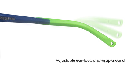 PROGEAR® Prescription Running Sunglasses | Sprinter2 S-1286 | CustomFit Pro-S | AirVent | Sport Wrap | 5 Colors