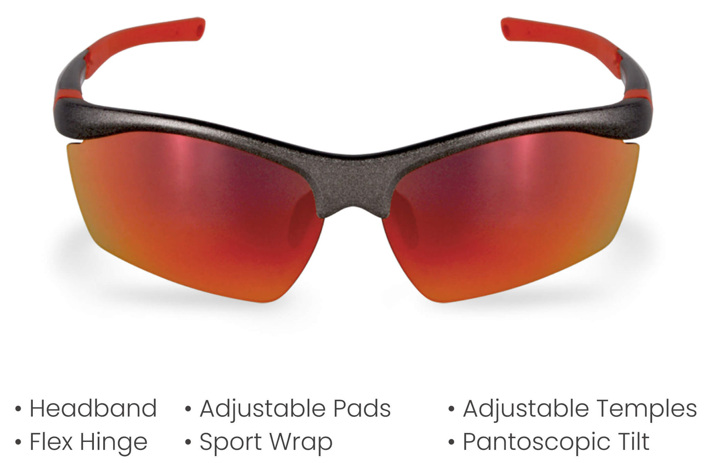 PROGEAR® Wrap-Around Prescription Sunglasses | Dash2 S-1282 | 4 Colors