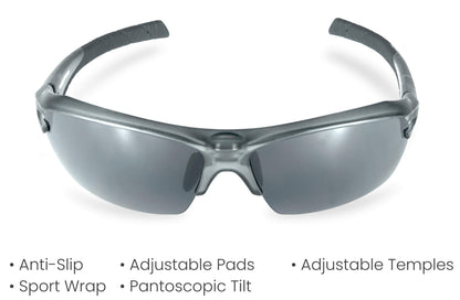 PROGEAR® Prescription Running Sunglasses | Racer S-1283 | CustomFit Pro | Sport Wrap | 6 Colors