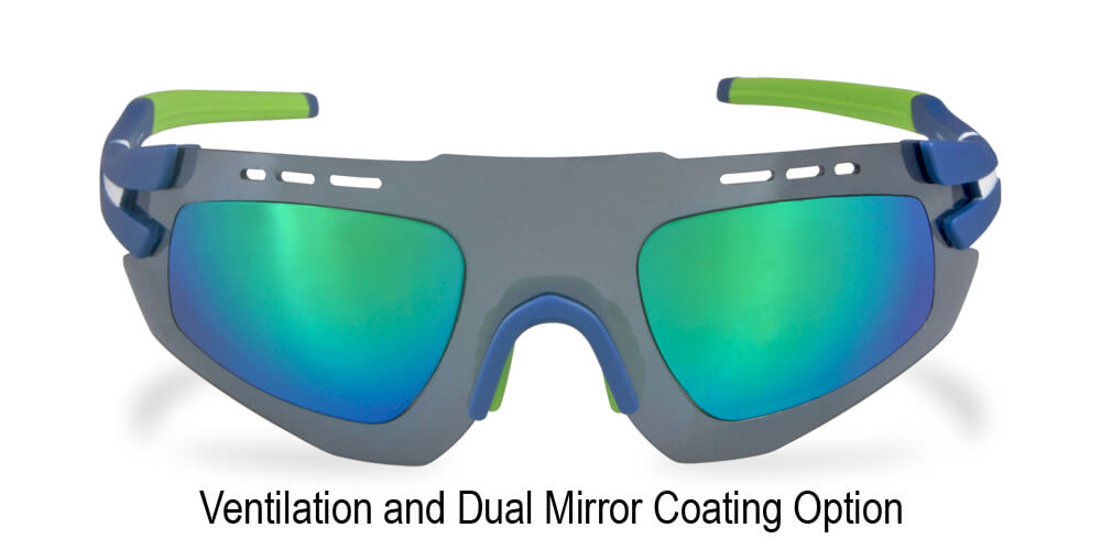 PROGEAR® Sportshades | Sprinter S-1284 Cycling & Running Sunglasses (M) | 5 Colors