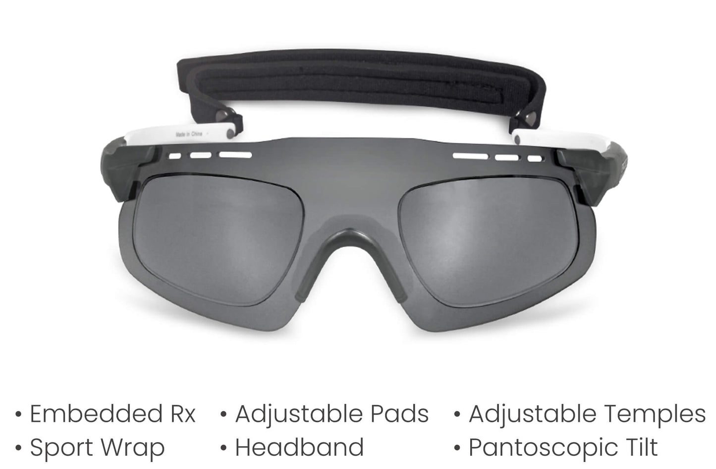 PROGEAR® Prescription Running Sunglasses | Sprinter2 S-1286 | CustomFit Pro-S | AirVent | Sport Wrap | 5 Colors