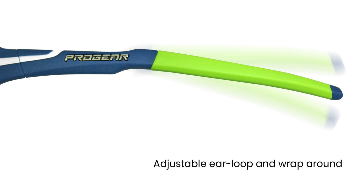 PROGEAR® Prescription Running Sunglasses | Sprinter S-1284 | L | CustomFit Pro-S | AirVent | Sport Wrap | 5 Colors