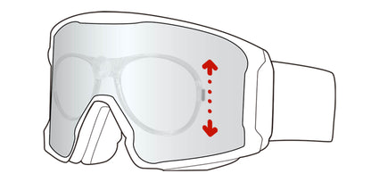 Prescription Motocross Goggle Inserts | Easy-Align Rx Insert with Suction Cups for Motorbike Goggles