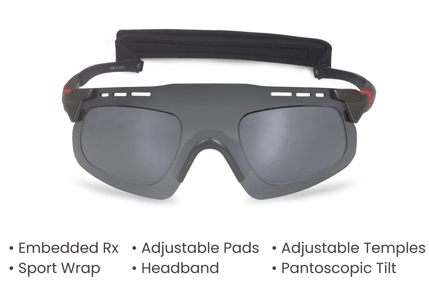 PROGEAR® Prescription Running Sunglasses | Sprinter2 S-1286 | CustomFit Pro-S | AirVent | Sport Wrap | 5 Colors