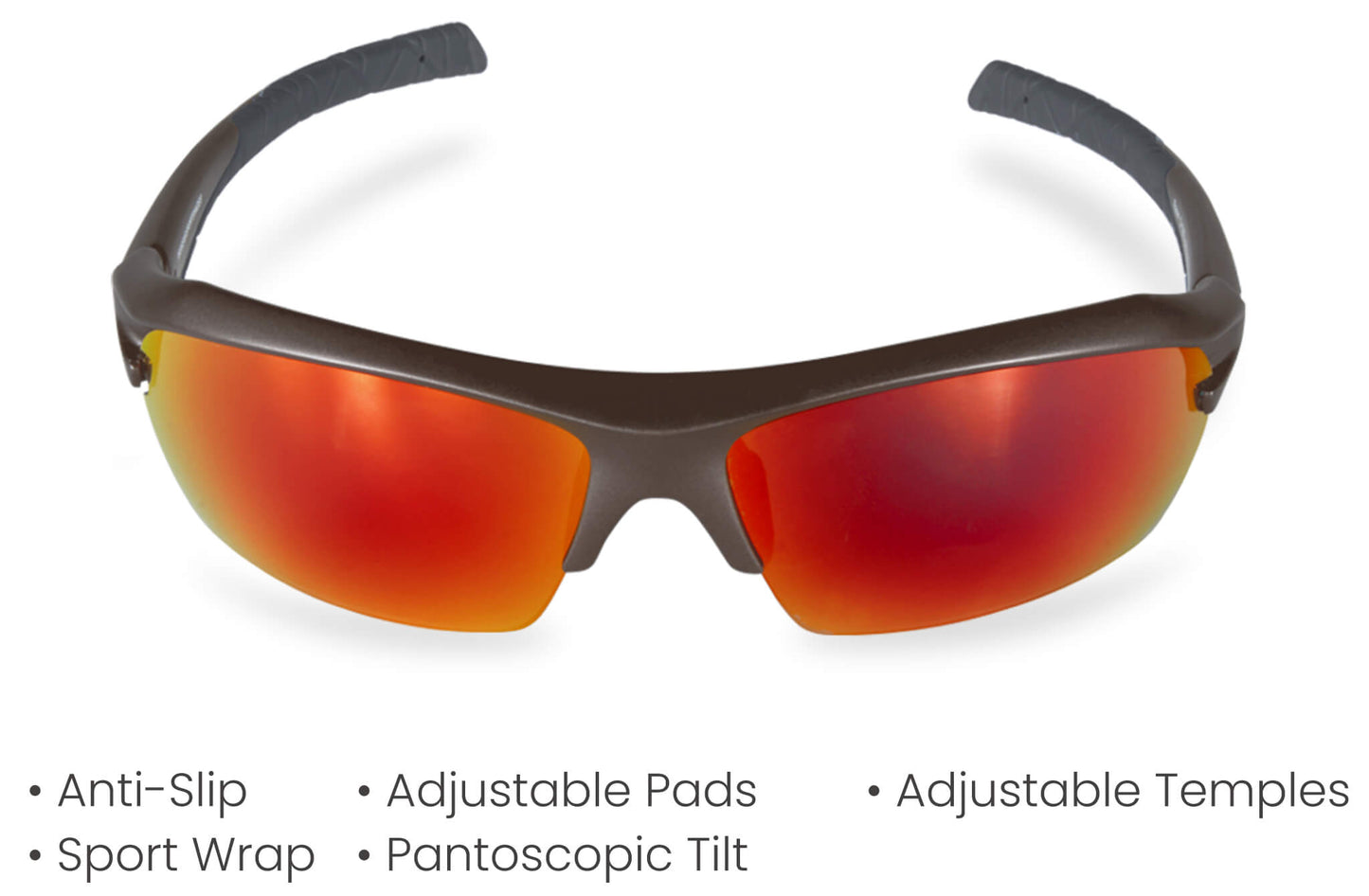 PROGEAR® Sportshades | Racer S-1283 Wrap Around Sunglasses | 6 Colors