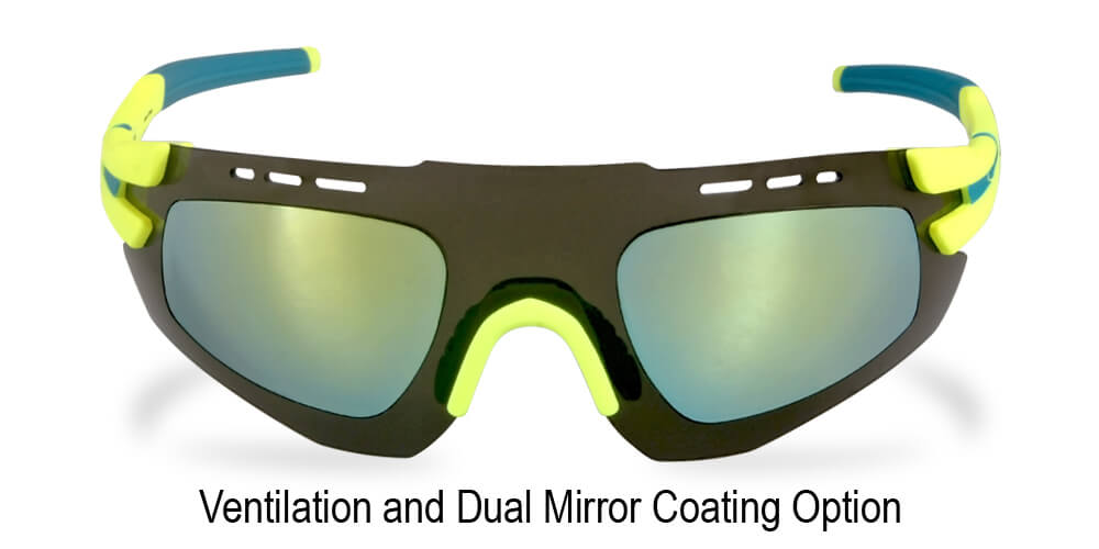PROGEAR® Sportshades | Sprinter S-1284 Cycling & Running Sunglasses (M) | 5 Colors