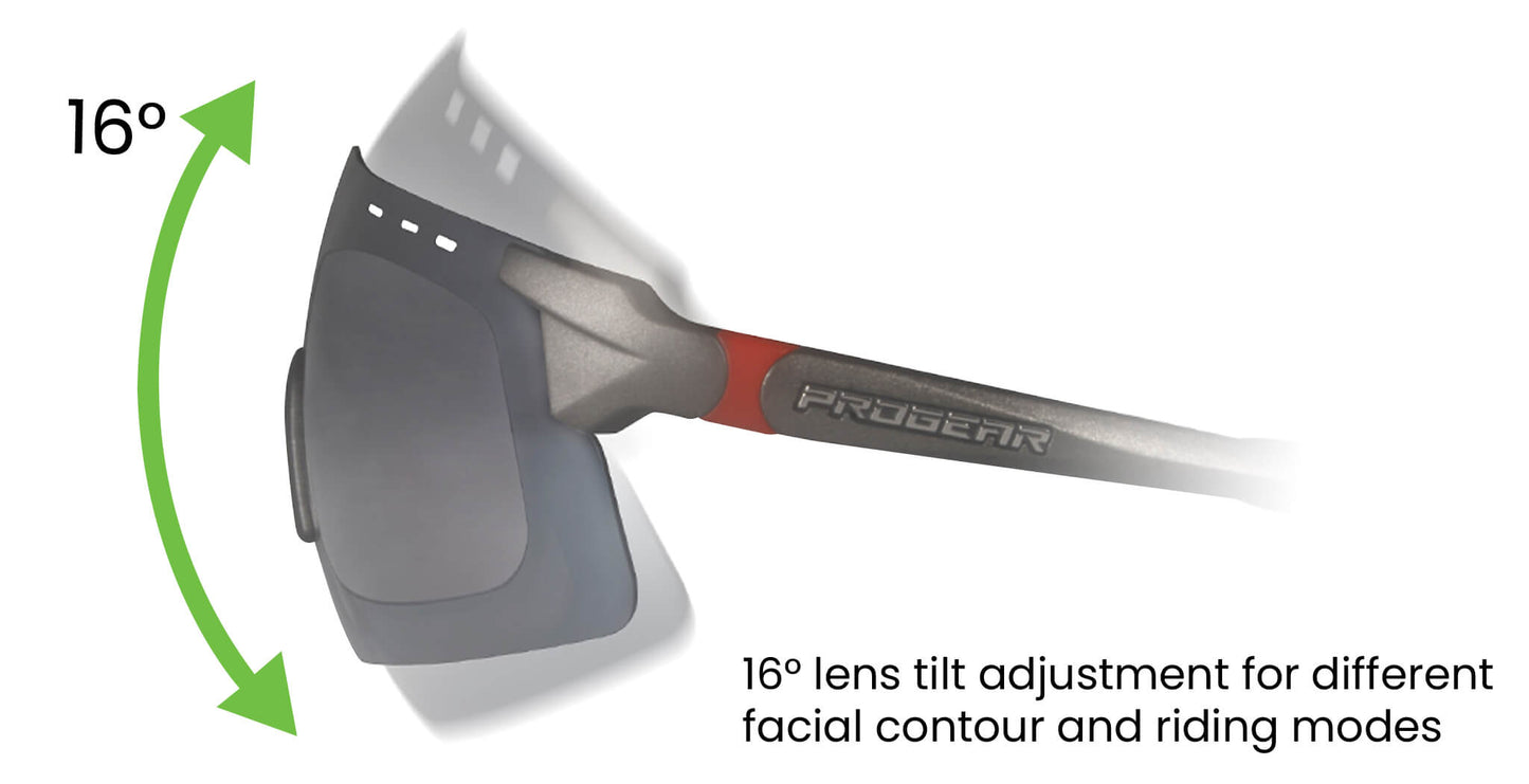 PROGEAR® Prescription Running Sunglasses | Sprinter2 S-1286 | CustomFit Pro-S | AirVent | Sport Wrap | 5 Colors